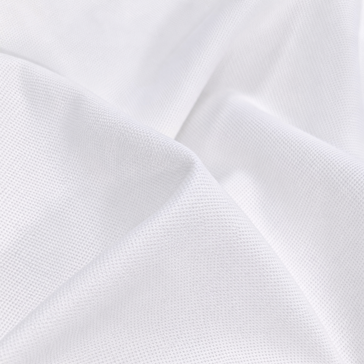 Men’s White Polo Shirt with Striped Collar & Sleeve - الصورة 8